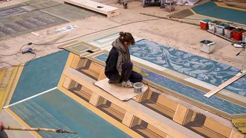 La préparation des décors La préparation des décors