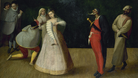 Troupe de comédiennes et comédiens italiens, artiste inconnu - Musée Carnavalet lettres_evenements_le_vieillard_amoureux_1662_12.12.2024