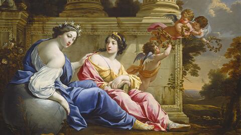 Iphis et Iante © SIMON VOUET, LES MUSES URANIE ET CALLIOPE, 1634, NATIONAL GALLERY OF ART, WASHINGTON Iphis et Iante © SIMON VOUET, LES MUSES URANIE ET CALLIOPE, 1634, NATIONAL GALLERY OF ART, WASHINGTON